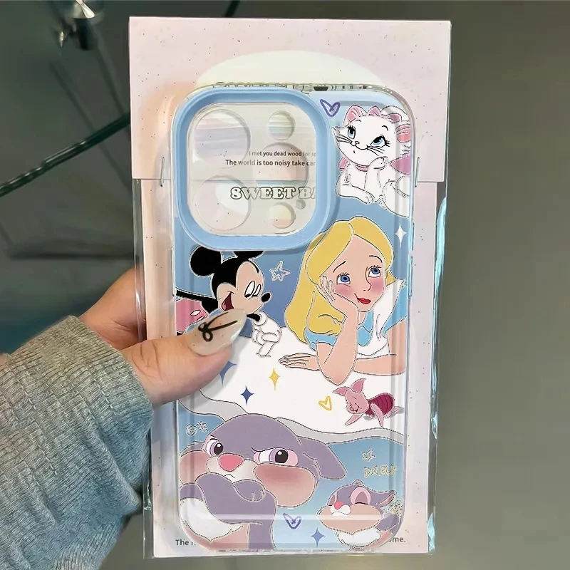 

Alice Princess Clear Space Phone Case for Samsung A12 A13 A15 A22 A23 A24 A25 A30 A53 A54 A55 A72 A73 5G Transparent Cover
