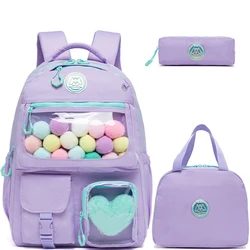 Meetbelify Backpack for Girls School Bag Aesthetic Backpack for Elementary Student Teen Girls