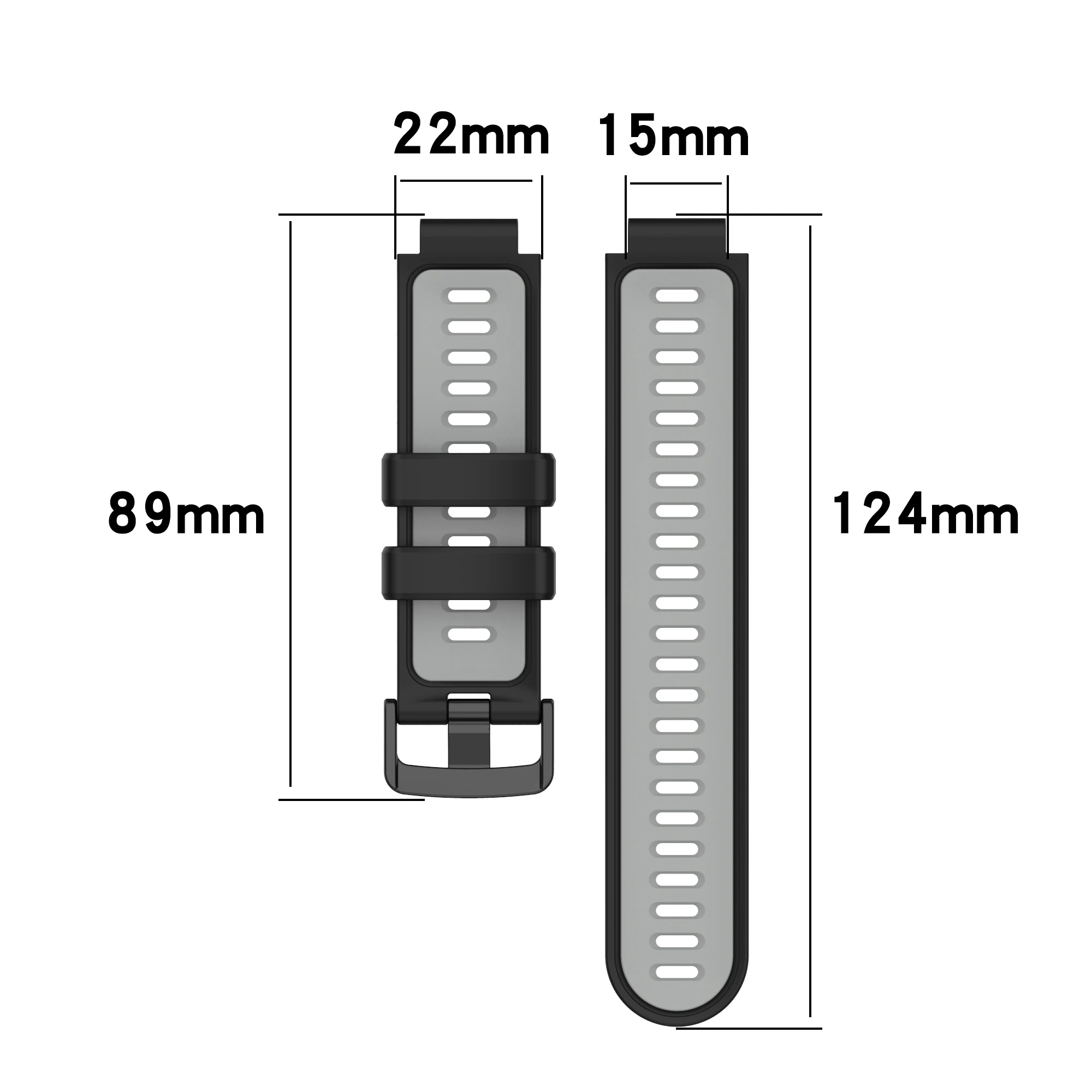 For Garmin Forerunner 220 230 235 620 630 735XT Silicone Band Strap Watch Accessories