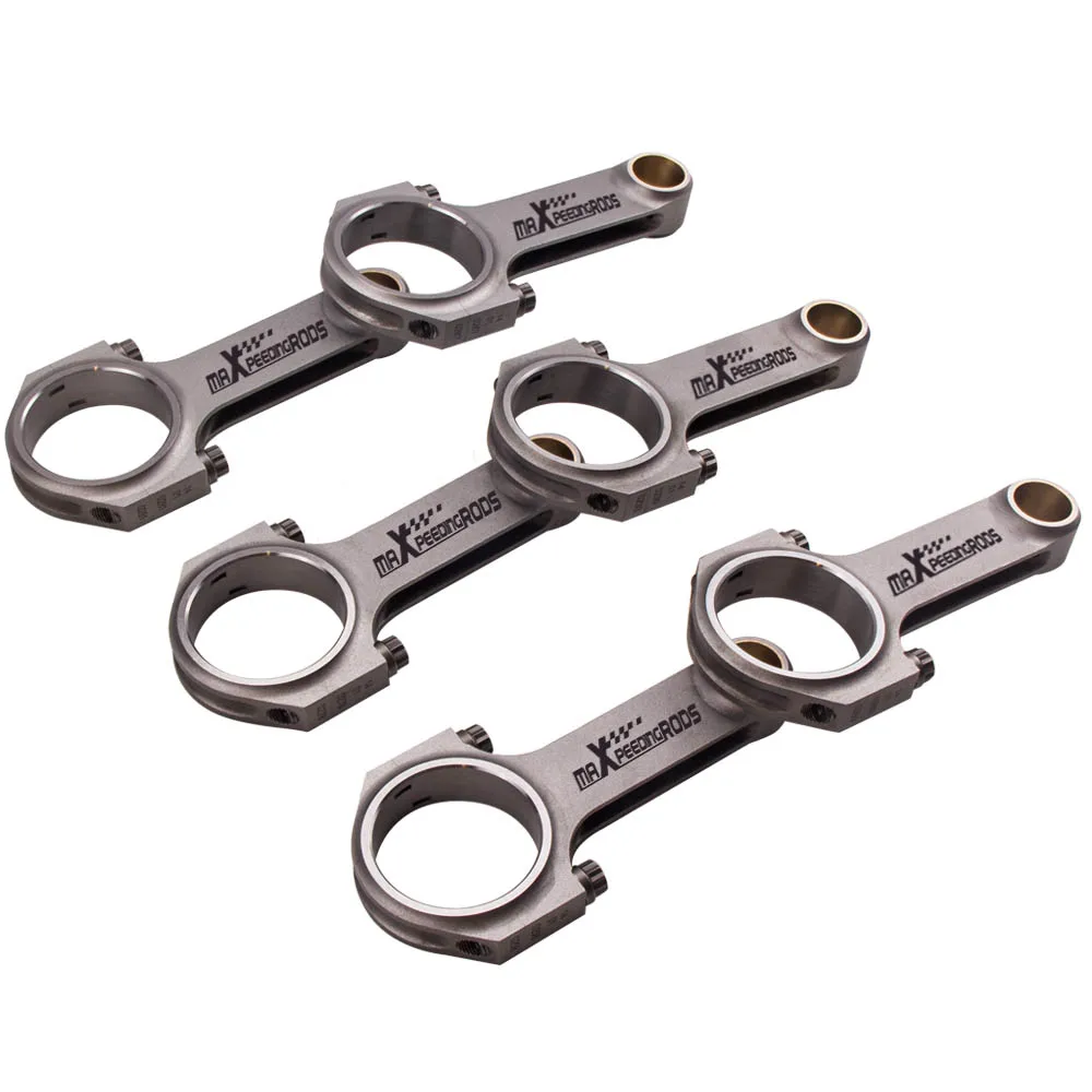 

MaXpeedingrods New 6pcs 4340 Forged H-Beam Performance Rods For Porsche 3.2 Carrera 911 3.3 Turbo Connecting Rod ARP Bolts