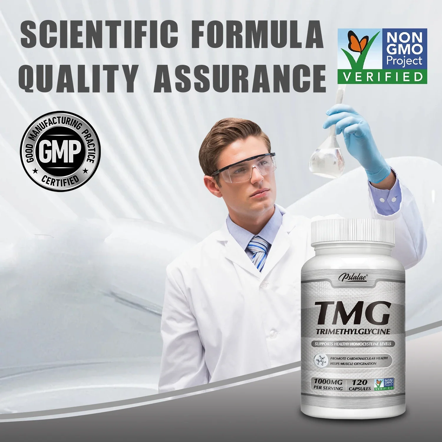 TMG Trimethylglycine - تحسين آلام الركبة، وتعزيز نمو العضلات، وفقدان الوزن، وتحسين وظيفة الكبد