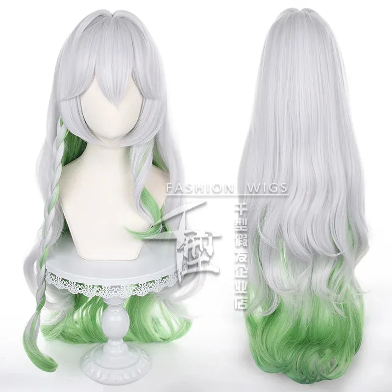 

NewNahida Cosplay Wig Genshin Impact Nahida Cosplay The Greater Lord Rukkhadevata Wig Long Gradient Wig Heat Resistant2025