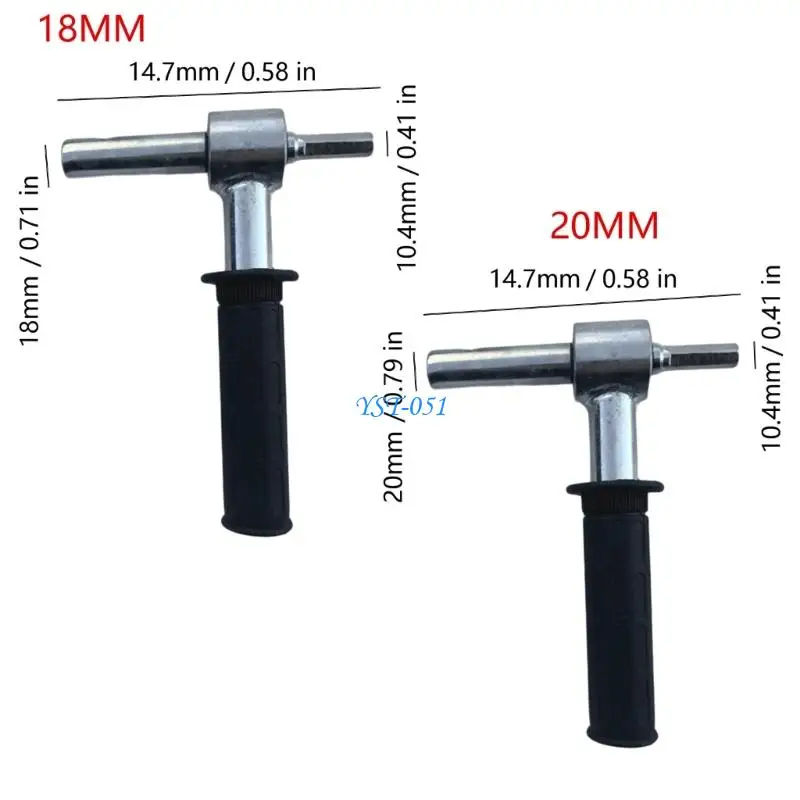 E15A Sturdy Metal Ice Drill Attachment Converts Standard Drill Into Efficient Ice Auger Drill Adapter Secure Connection