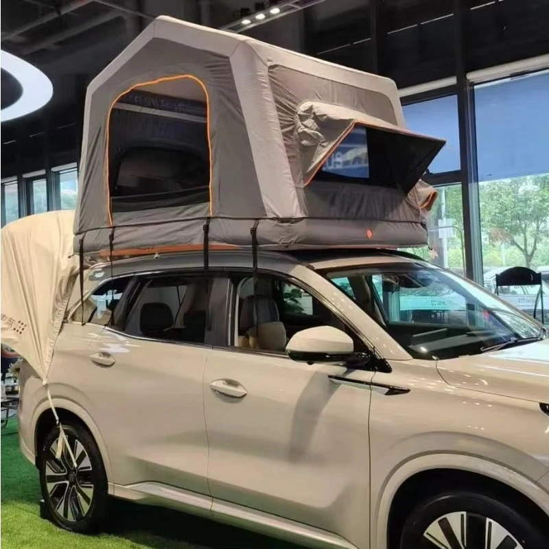 

Lightweight Aluminum Hard Shell Camping Foldable Rooftop Tent Quick Setup 4 Person 4X4 Triangle Car Roof Tent