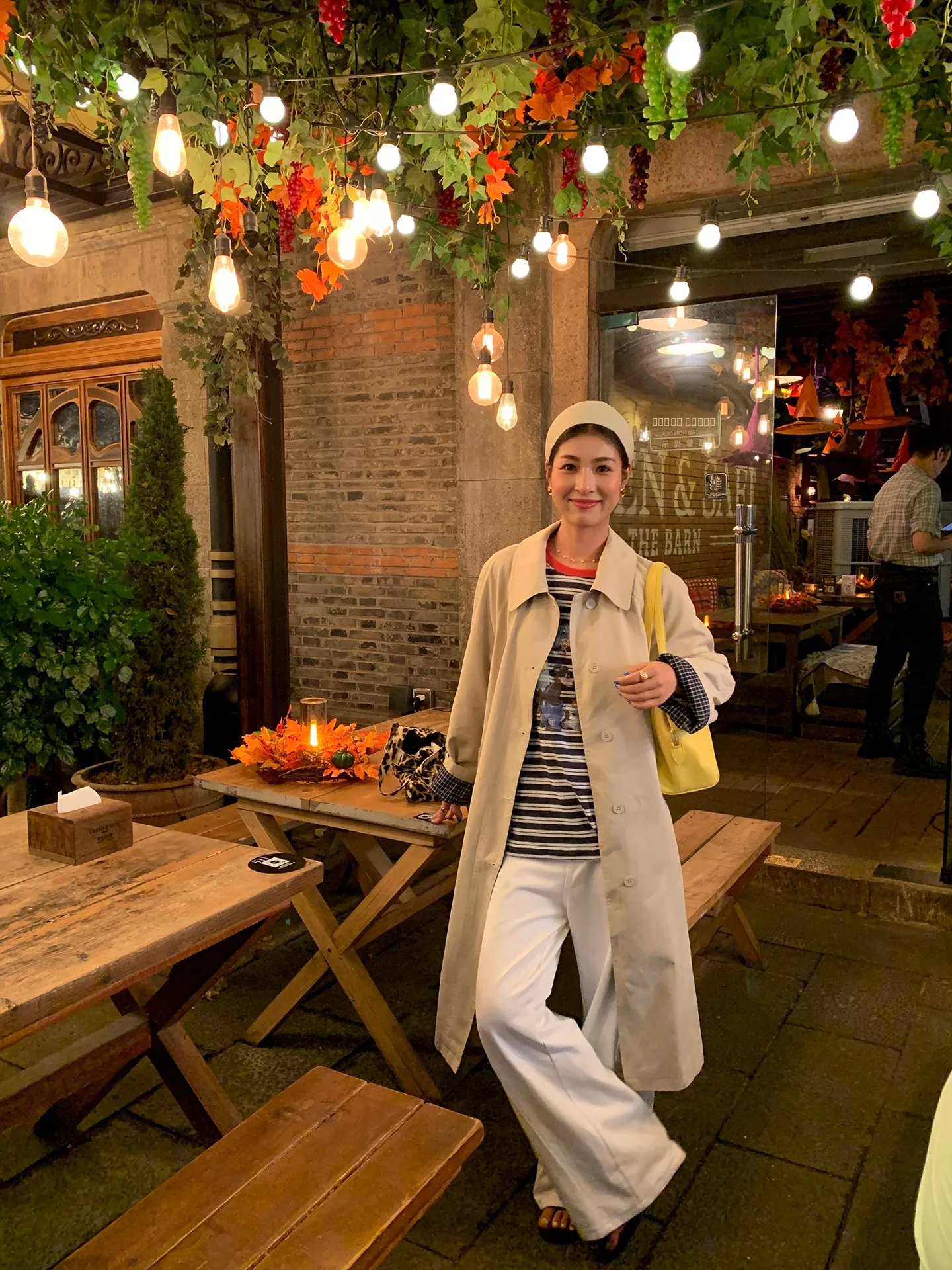 

Женская ветровка свободного кроя средней длины, осенняя, из органического хлопка, на одной пуговице, однотонная