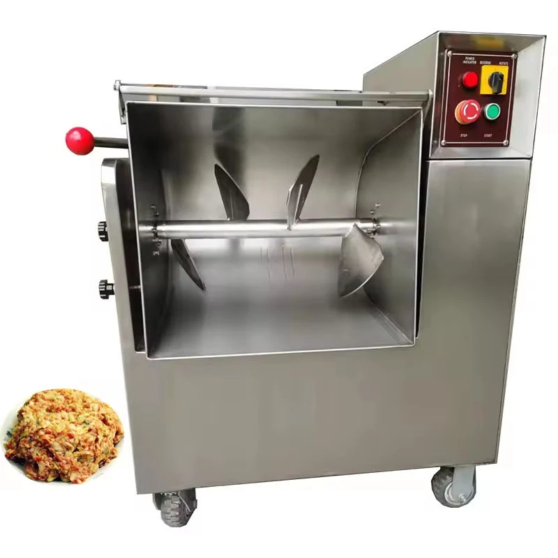 Stainless Steel Meat Mixing Machine Professional Blender Machine Food Grade Industrial Sausage Minced Meat Mixer