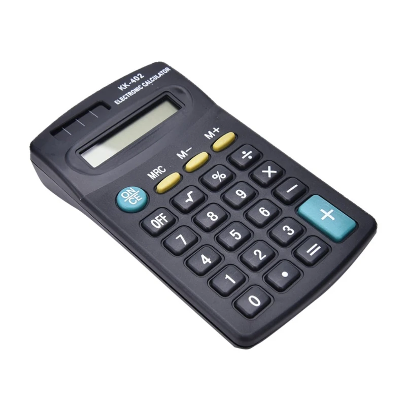 8 Digits Electronic Calculator Powered Desktop Calculators Home Office School Financial Accounting Black