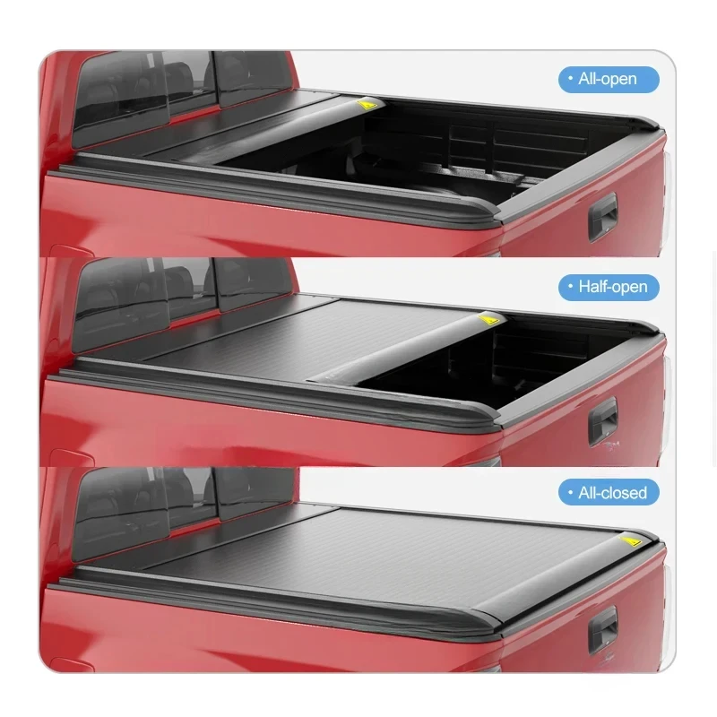 Factory Hot Sale New Den Zolionw Pickup Trunk Bed Tonneau Hard Cover Che Silver C Sierra 00 Crew C -
