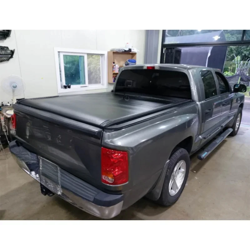 

Remote Controlled Roller Lid Shutter Pickup Truck Bed Retractable Tonneau Cover Ram Dakota E-K57
