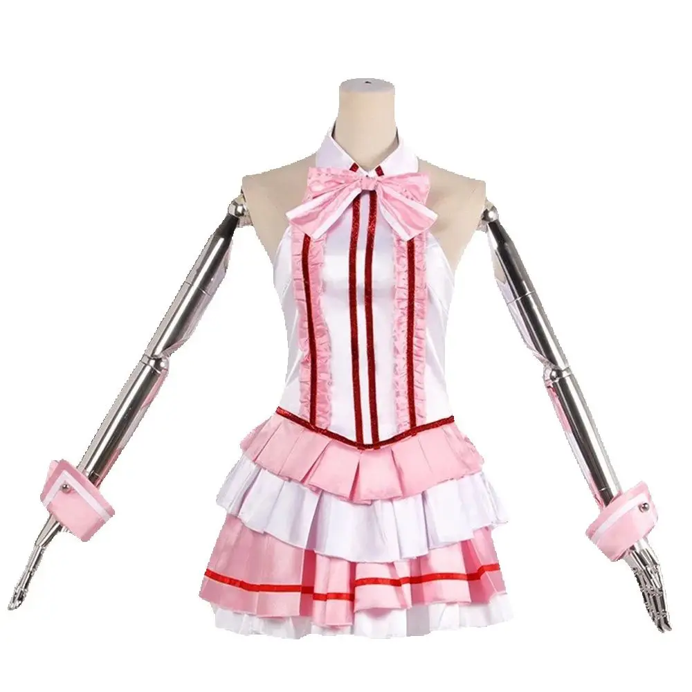 

Unisex Anime Cos Yuuki Asuna Cosplay Costumes Halloween Uniform Custom Size