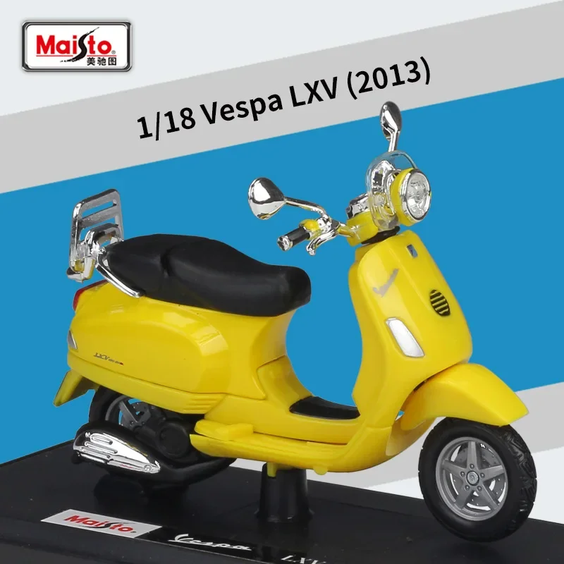 

Maisto 1:18 Vespa LXV 2013 Scooter Motorcycle alloy Motorcycle model car model Diecasts & Toy Vehicles Collect gifts B206