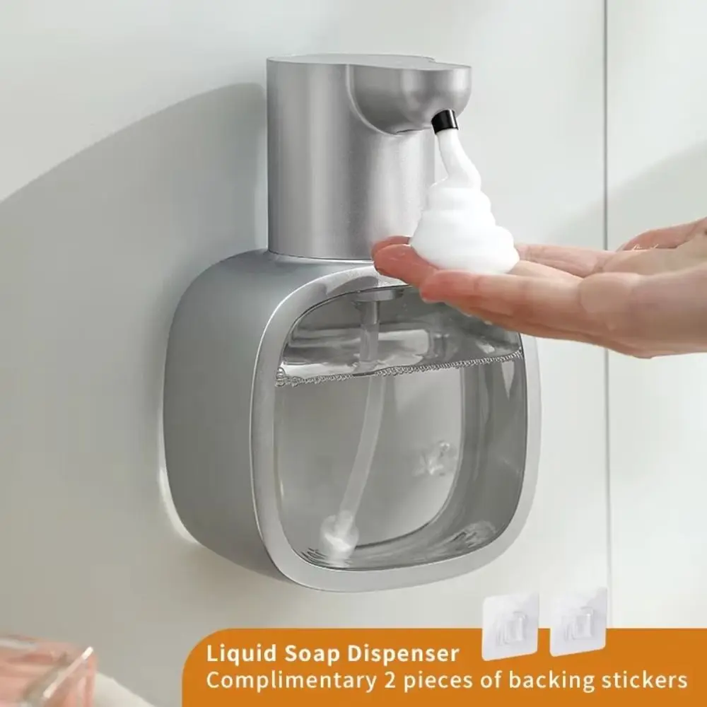 

500ml Capacity Automatic Hand Soap Dispenser Waterproof Design Wall Mounted Touchless Soap Dispenser Liquid Rechargeable
