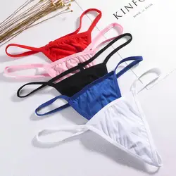 Sexy G-string Thongs Women Panties Low Waist Underwear Plain Female Underpants Intimates Lingerie Bikini Knickers