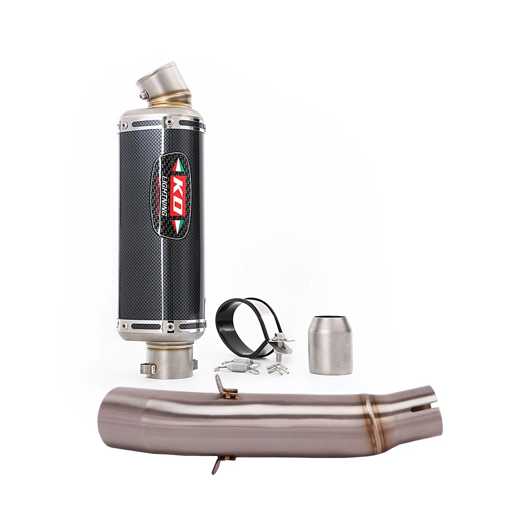 

Для мотоциклов Honda CBR300R 2020-2025, CB300R, CB250R 2018-2025: выхлопная система из нержавеющей стали, соединительная труба с глушителем DB Killer