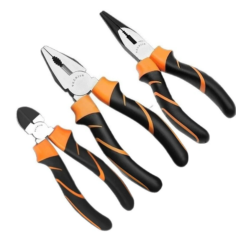 Tiger Wire Cutters, 6/8 Inch, Labor-saving, Multi-functional, Industrial Grade, Made of Chrome-Vanadium Steel Forging
