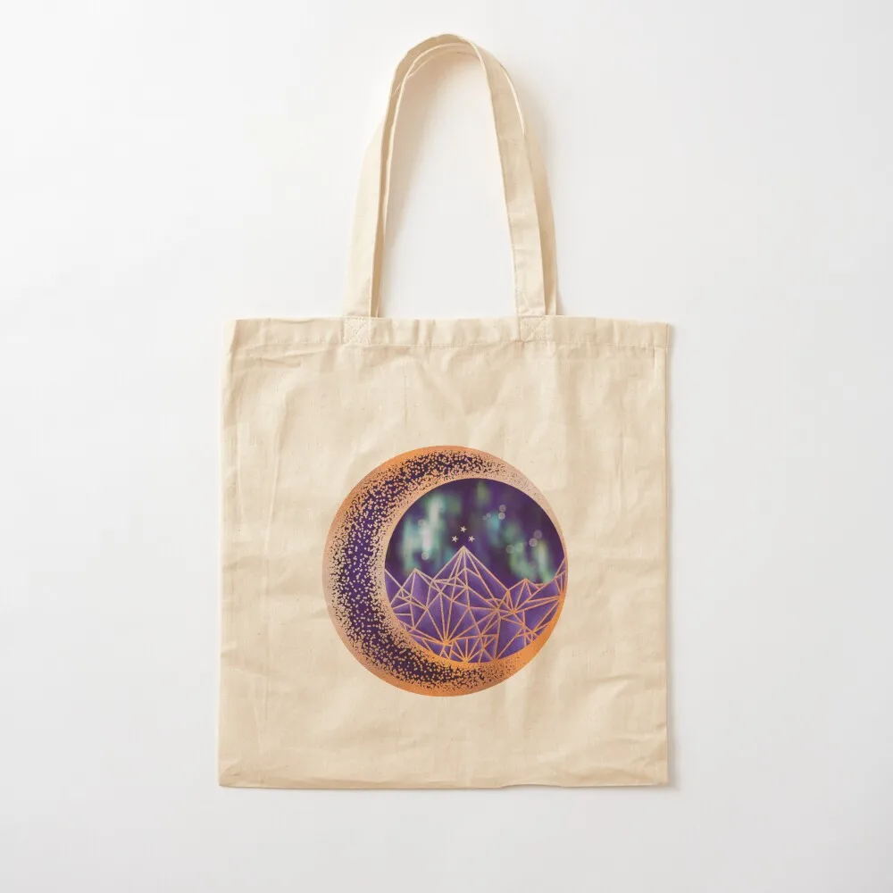 gold night court insignia Tote Bag canvas shopping bag bags woman 2026 Canvas stote bag