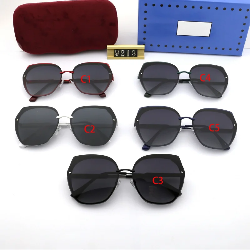 Foreign Trade Wholesale New Metal Polarized Sunglasses Personality, Trend, Fashion Rimless Sunglasses Sunshade Driving Glasses