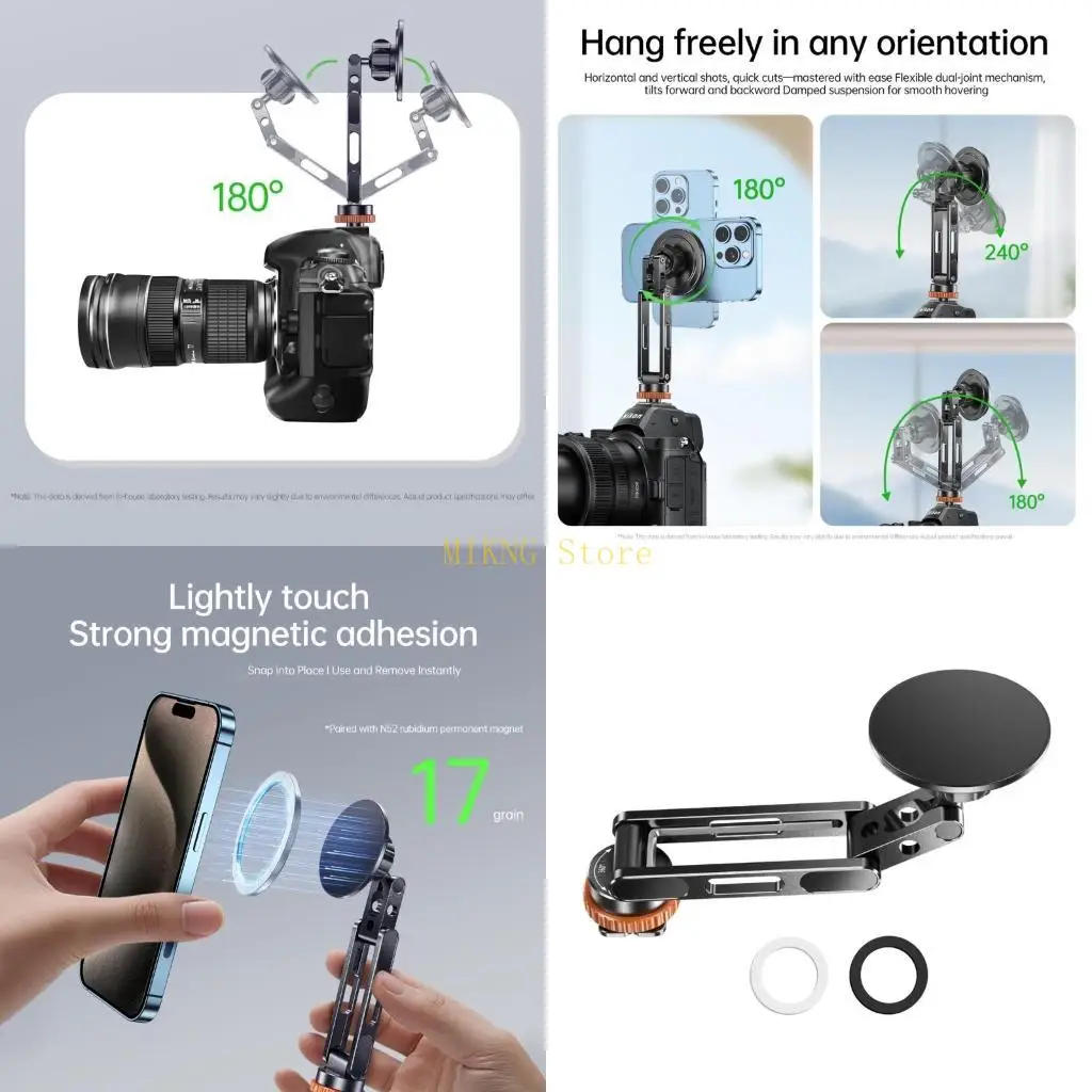 

Rotatable Phone Stand Cold Shoe Plate 1/4 Mount For Camera Monitor best sale