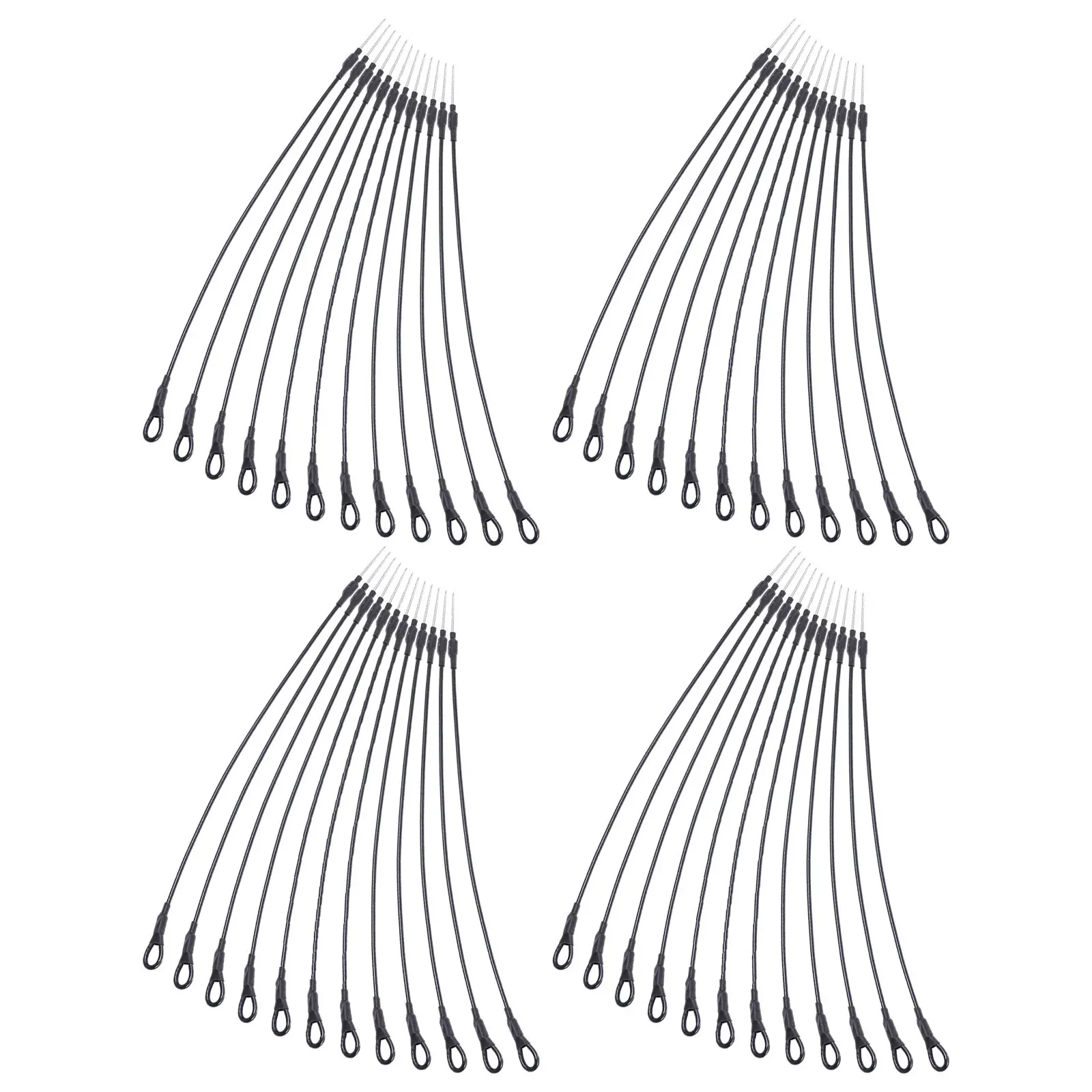 

50pcs Security Lanyard Wire Loop To For Magnetic Hard Tags Retail Store Supermarket Loss Prevention Equipment