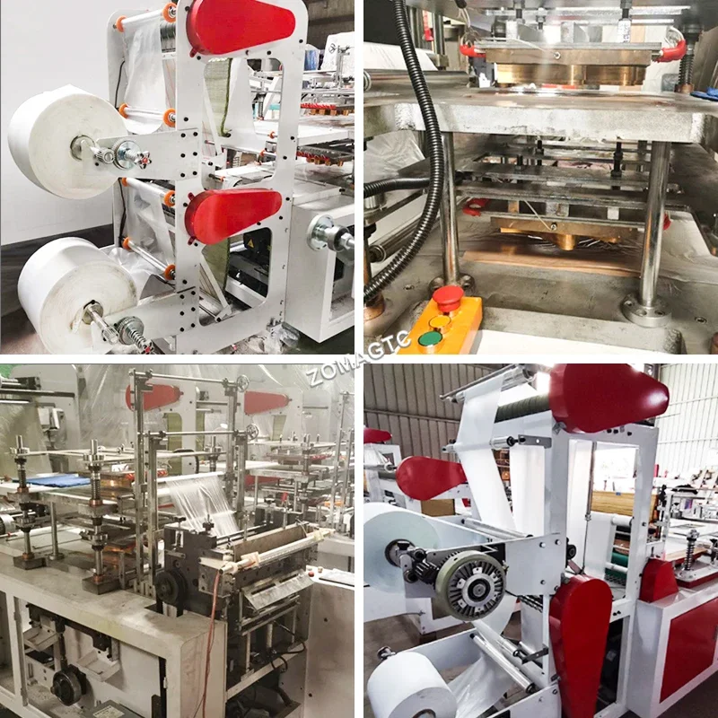 High Speed Automatic Hand Gloves Making Machine Polyethylene Gloves Maker Disposable Pe Polyethylene Gloves Making Machine