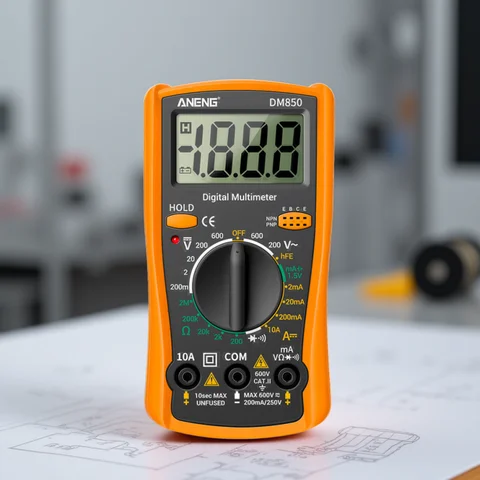 ANENG DM850 Digital Multimeter Automatic Professional 1999 Counts Auto AC/DC Votage Tester Ohm Current Ammeter Detector Tool