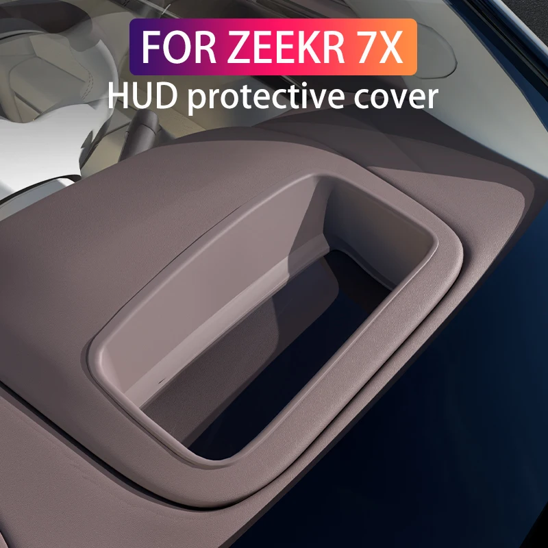 Для Zeekr 7X 2024 2025 Пылезащитный чехол для проекционного дисплея Крышка для приборов Защитный чехол HUD Аксессуары для салона автомобиля