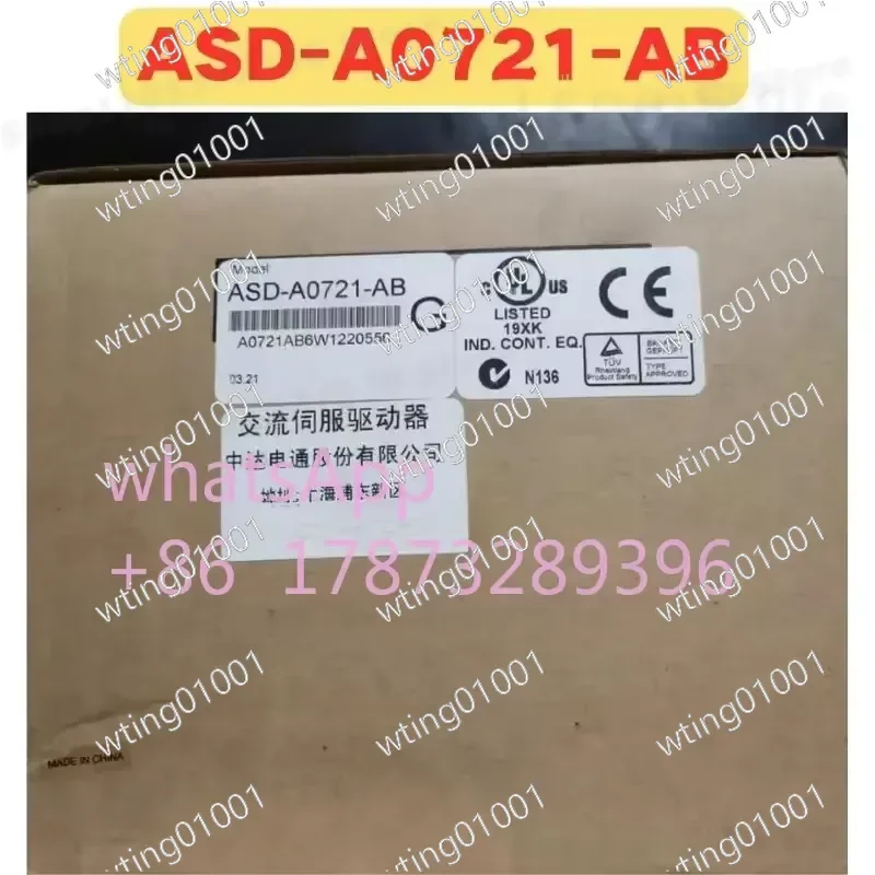 for ASD-A0721-AB Servo Drive Genuine Replacement Unit High Performance Motor Controller Compatible with Delta A Series