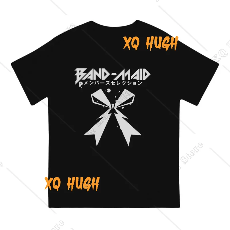 Men Band Logo T Shirts WOMEN'S Rock Band-maid Cotton Tops Vintage Short Sleeve Crew Neck Tee Shirt New Arrival T-shirt