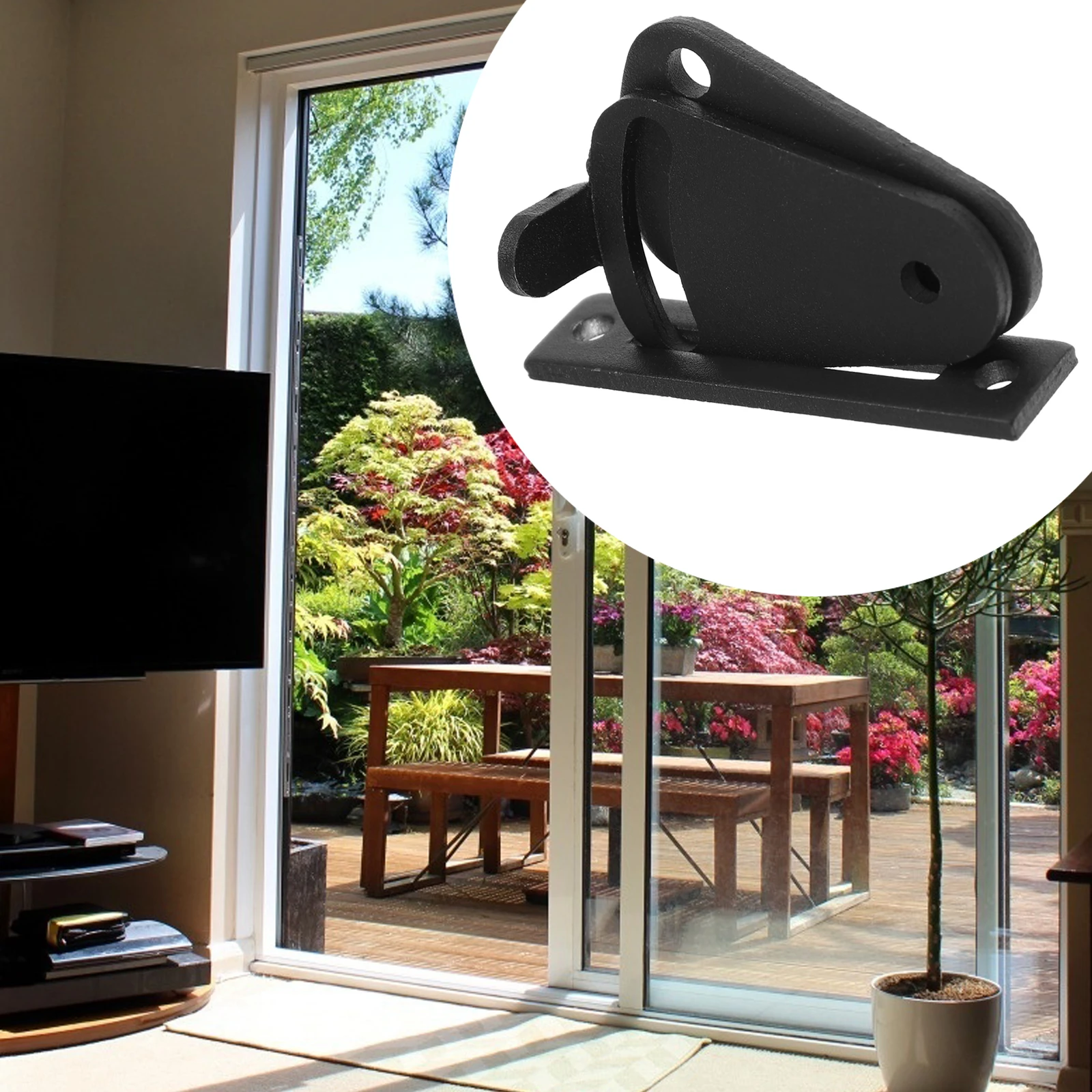 

2 set Latch Carbon Steel Sliding Privacy Closet Latch Lock Lock For Closet Door Security Door Accessories Hardware