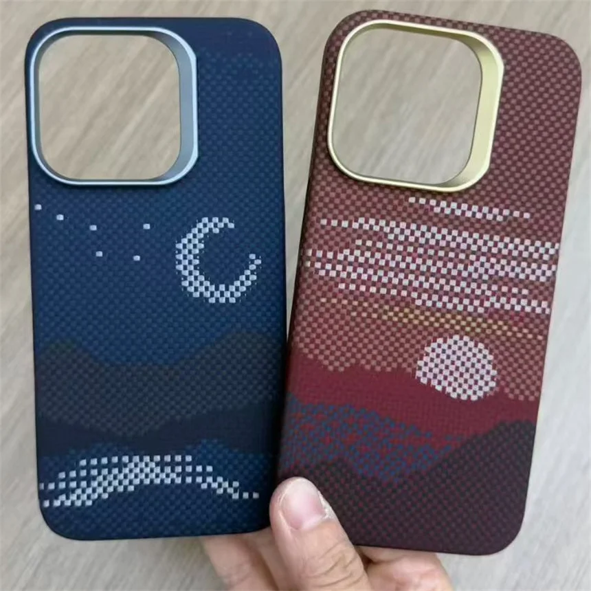 Кевларовый магнитный чехол для iPhone 17, 16, 15 Pro Max, арамидный чехол из углеродного волокна, ультратонкий, легкий, тонкий, прочный, прочный Кевларовый магнитный чехол для iPhone 17, 16, 15 Pro Max, арамидный чехол из углеродного волокна, ультратонкий, легкий, тонкий, прочный, прочный