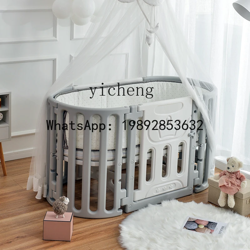 Cama de bebê AG com costura de cama multifuncional com ajuste de altura móvel