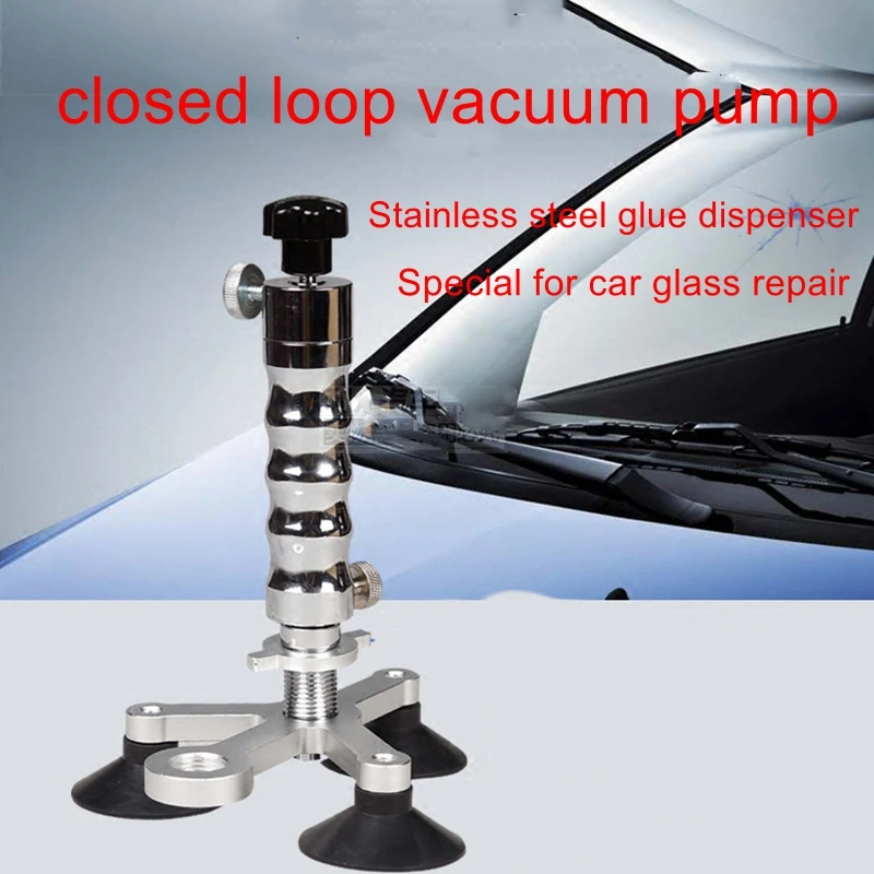 Auto windshield repair auto glass repair tool glass repair vacuum pump Stainless steel glue injector