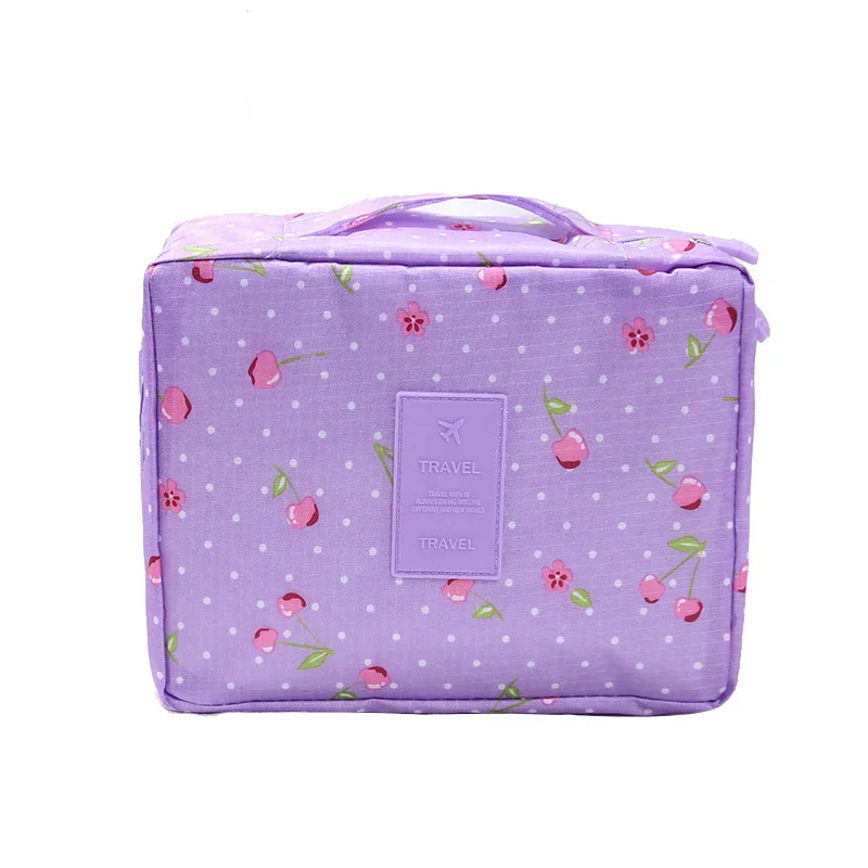 Toiletrys Organizer Cosmetic Bags Girl Outdoor Travel Makeup Bag Cactus New Woman Personal Hygiene Waterproof Tote Beauty Cases