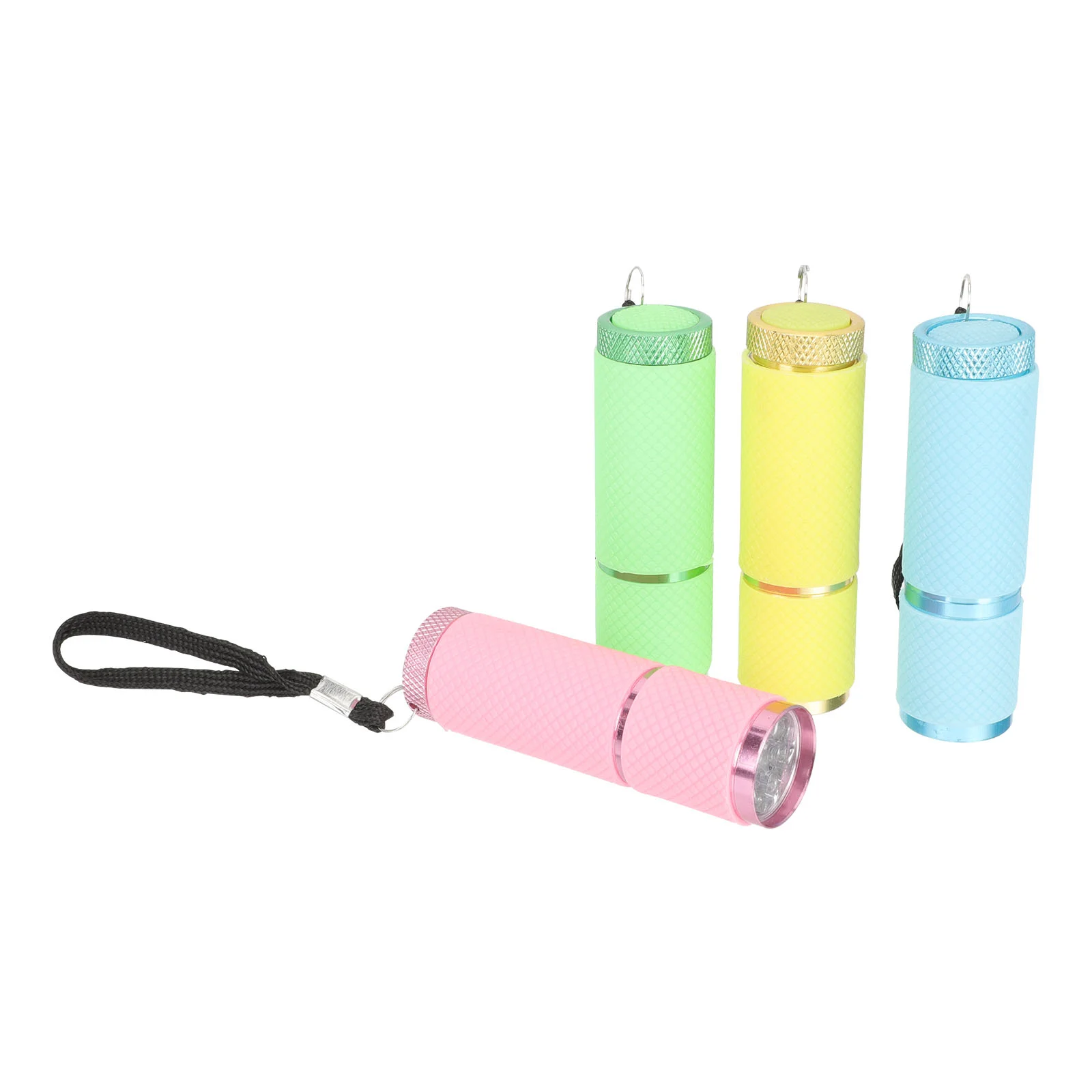 

4 Pcs LED Flashlight USB Torch Portable Ultra Bright Camping Accessories Multifunctionl Small Multipurpose