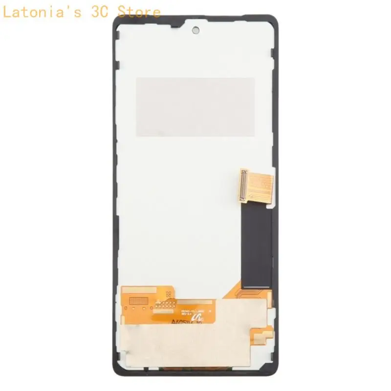 Austausch der LCD-Frontplatte für Telefonreparaturaufgaben, schwarze Displaybaugruppe mit Flachbandkabel und Kameraöffnung für – Detail 7