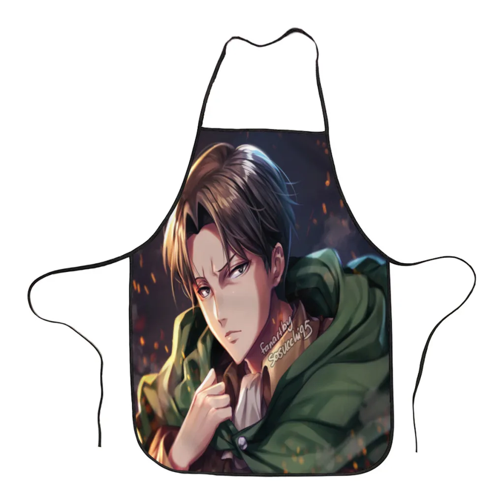 

Attack On Titan Kitchen Women Apron Household Cleaning Composite Pinafore Salon Home Cooking Baking Adult