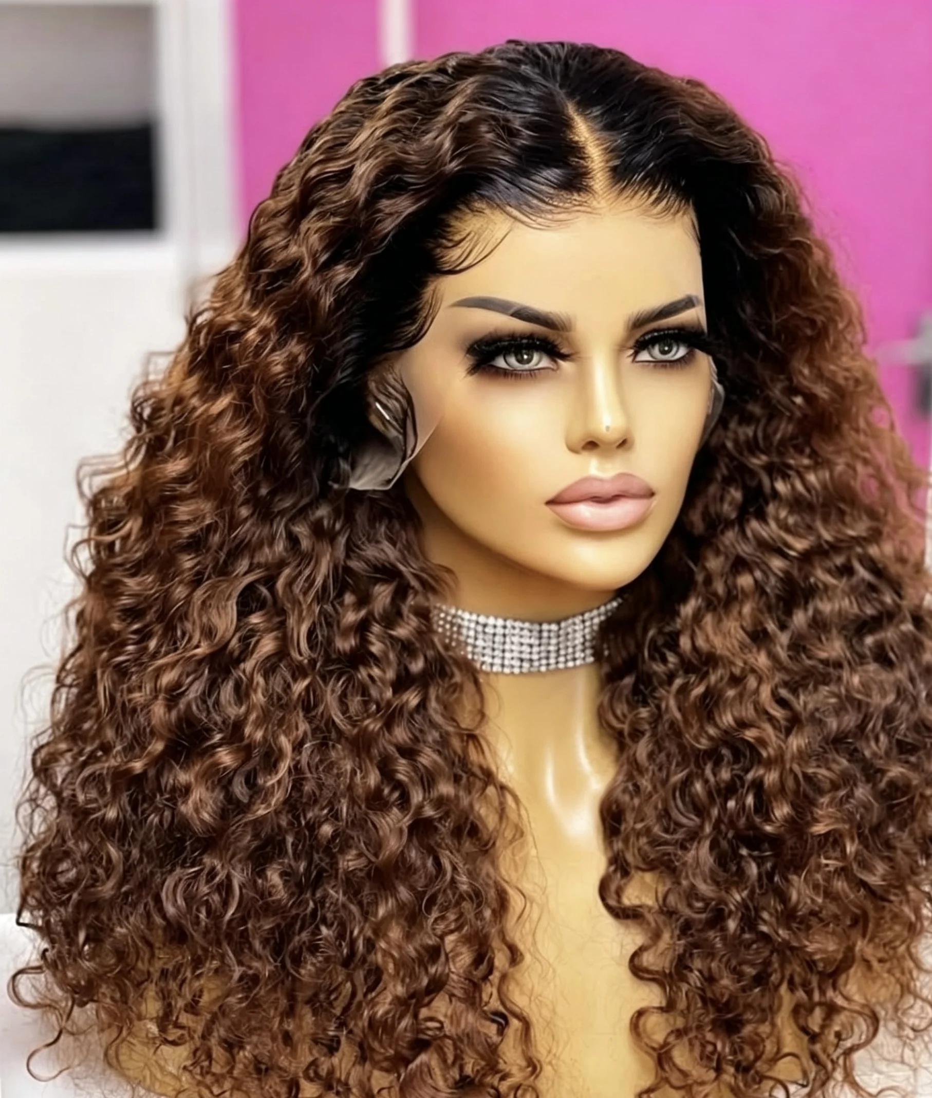 fashion-natural-26inch-ombre-brown-soft-curly-hair-hd-lace-front-wig-suitable-for-women's-wig-heat-resistant-pre-pulled
