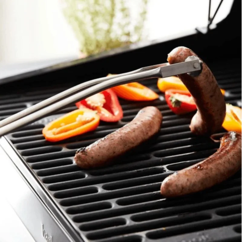 Juego de pinzas giratorias para perritos calientes, utensilios para barbacoa, salchichas, deliciosas, 2024