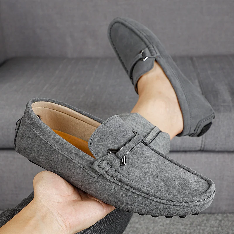 

MAEDEF Mens Loafers Casual Driving Shoes PU Leather Breathable Soft Loafers for Men Shoe Lightweight Comfort Slip on Men's Shoes
