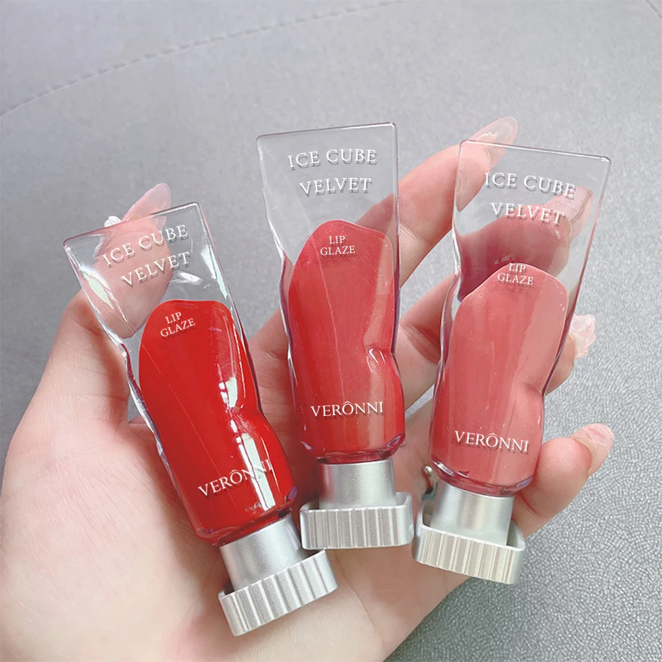 Ice Cube Lipstick Lip Gloss - Hydrating Long Lasting Moisturizing Cute Mini Lip Gloss Makeup with Cooling Effect For Daily Use