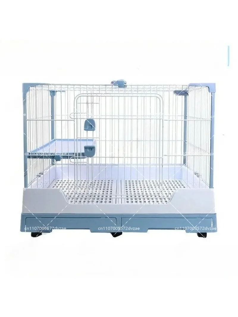 Deluxe Rabbit Cage with Drawer Anti-Spray Urine Guinea Pigs Cage R81 Easy to Clean Household Pet Cage