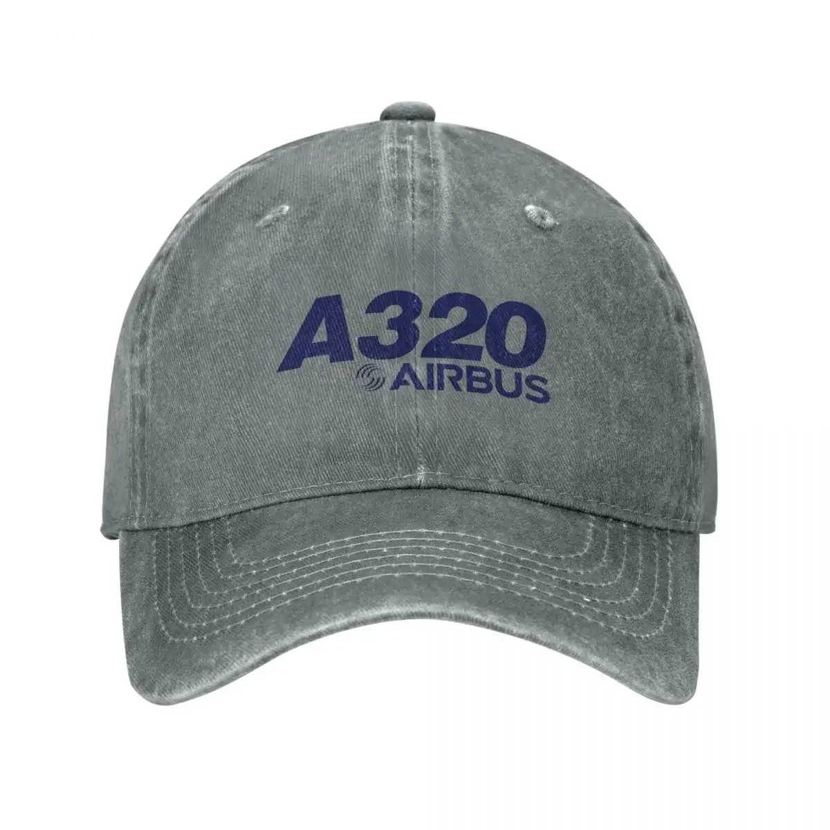 Airbus A320 Logo Baseball Caps Fashion Denim Fabric Hats Outdoor Adjustable Casquette Streetwear Baseball Cowboy Hat for Unisex