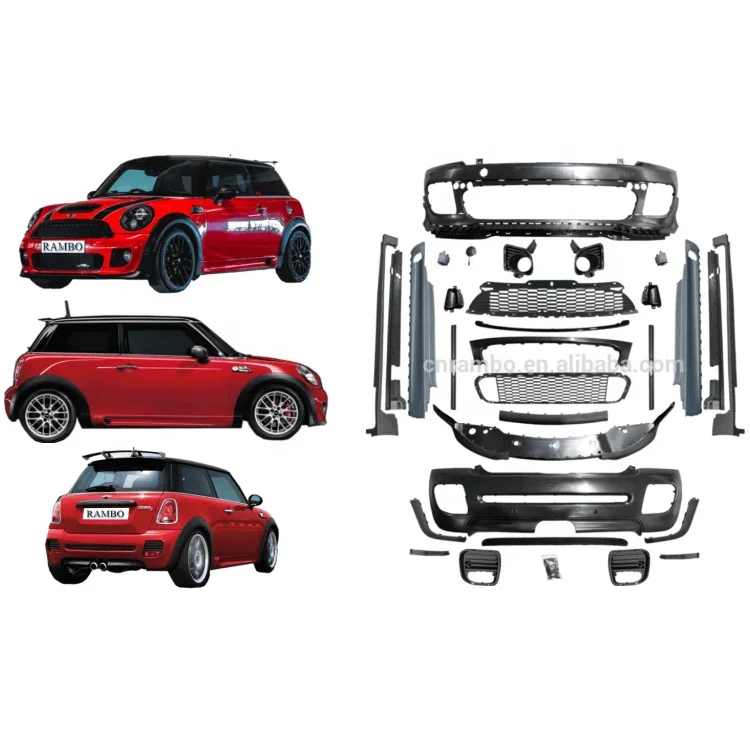 MINI R56 R57 R58 JCW Body Kit MINI JCW Style Body Kit para mini cooper R56 2007-2013