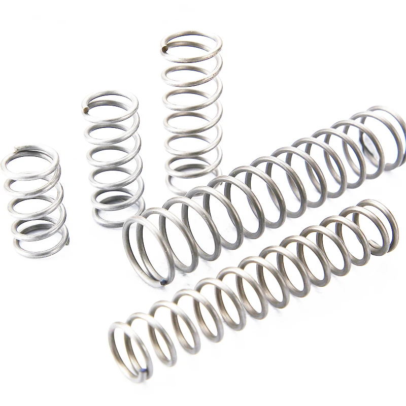 10 Pcs  Wire Diameter 1.0 mm 304 Stainless Steel Compression Spring Shock Absorbing Return Spring Damping Pressure Spring Custom