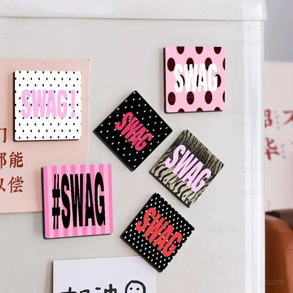 S-SWAG PVC Refrigerator Magnets Heat Transfer Printing Fridge Sticker for Home Kitchen Decor