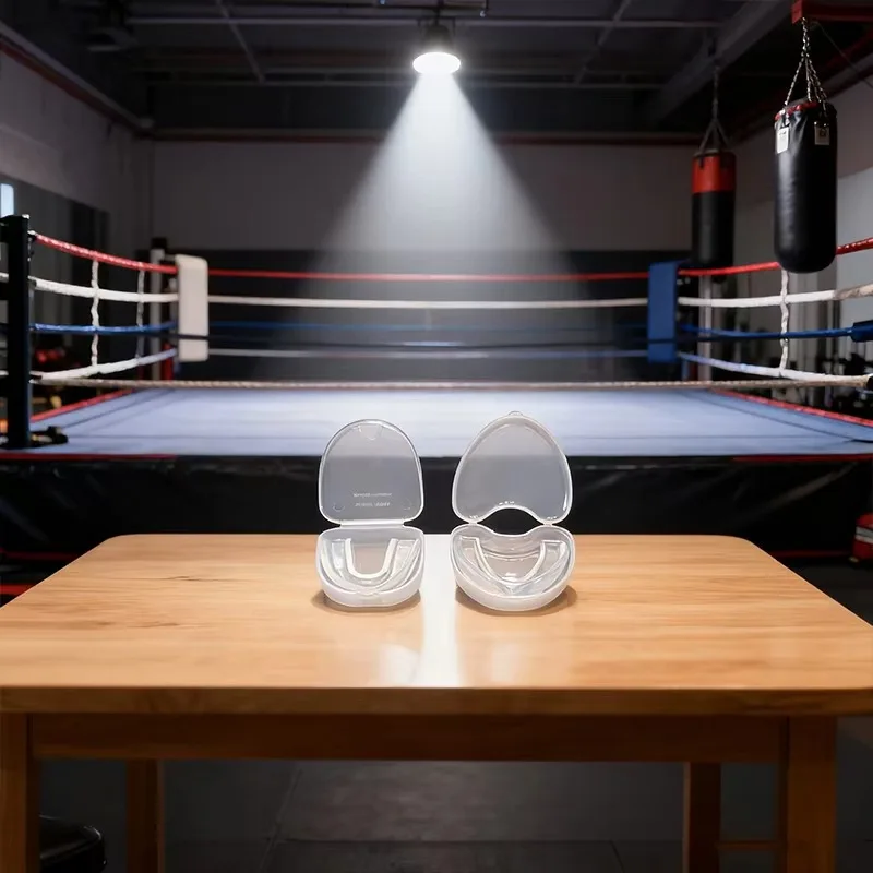 Sport-Mundschutz Zahnschutz Zahnschutzvorrichtung Schutz für Basketball, Rugby, Boxen, Karate, Taekwondo, Silikon, Anti-Verschleiß – Detail 1
