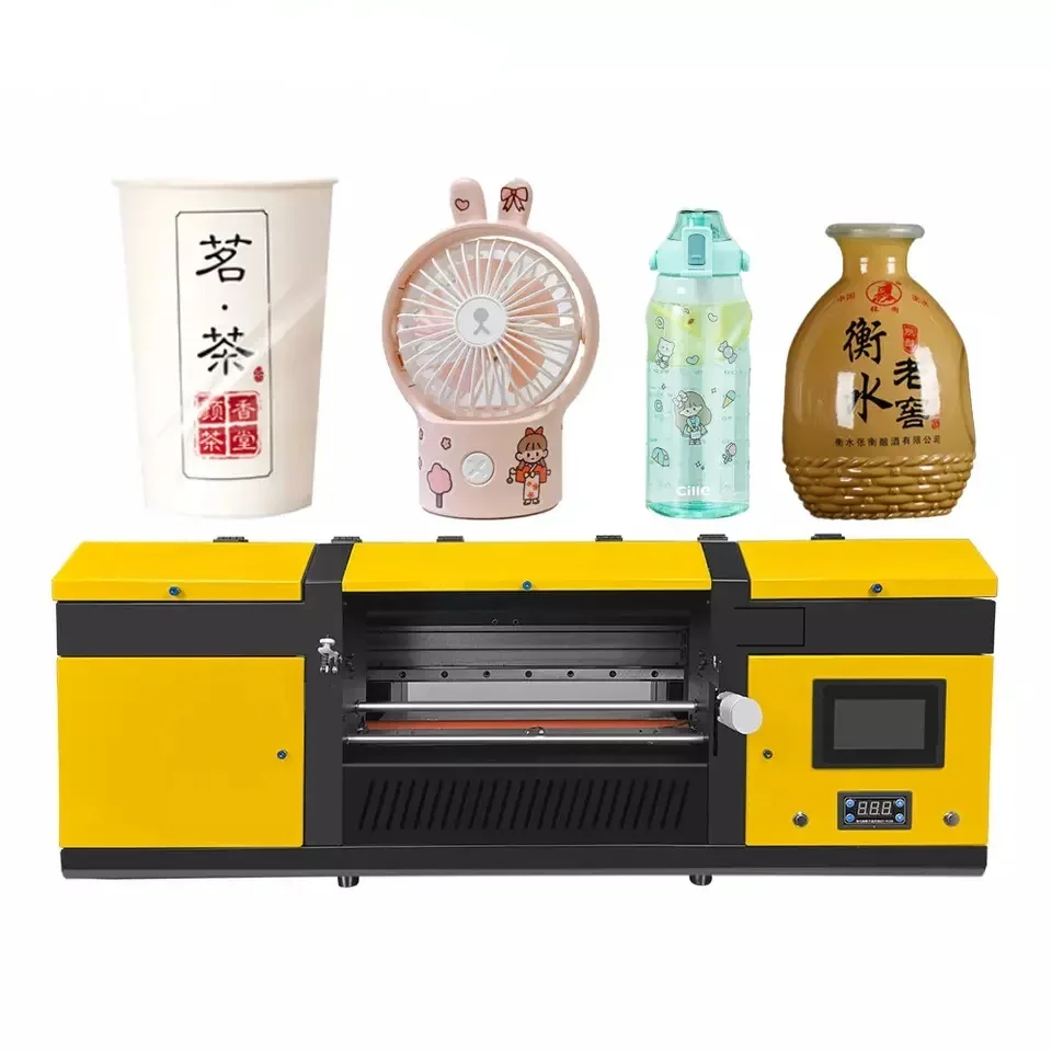 Wholesales 2 In 1 UV DTF Printer With Laminator 3D Sticker Printer Sticker Label Printing Machine For Small Home Business Idea