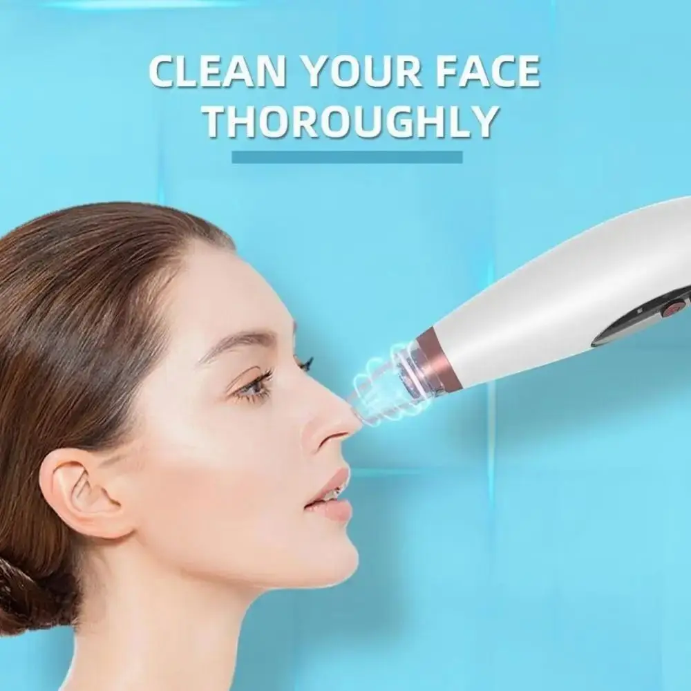 Electric Tool Blackhead Remover Water Cycle USB Rechargeable Pore Cleaner Black Point Removal Vacuum Suction Acne Cleaner