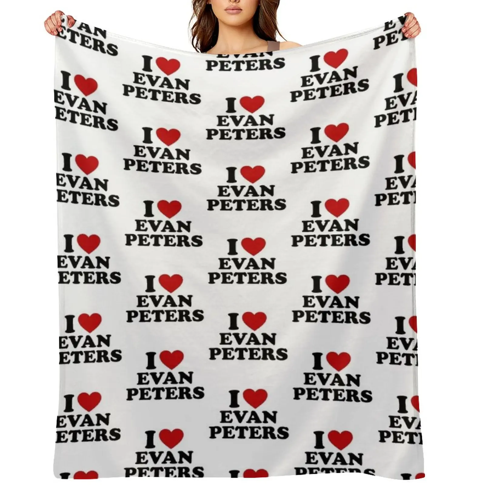 

Evan Peters design Throw Blanket Thermal Sofas Sleeping Bag Blankets