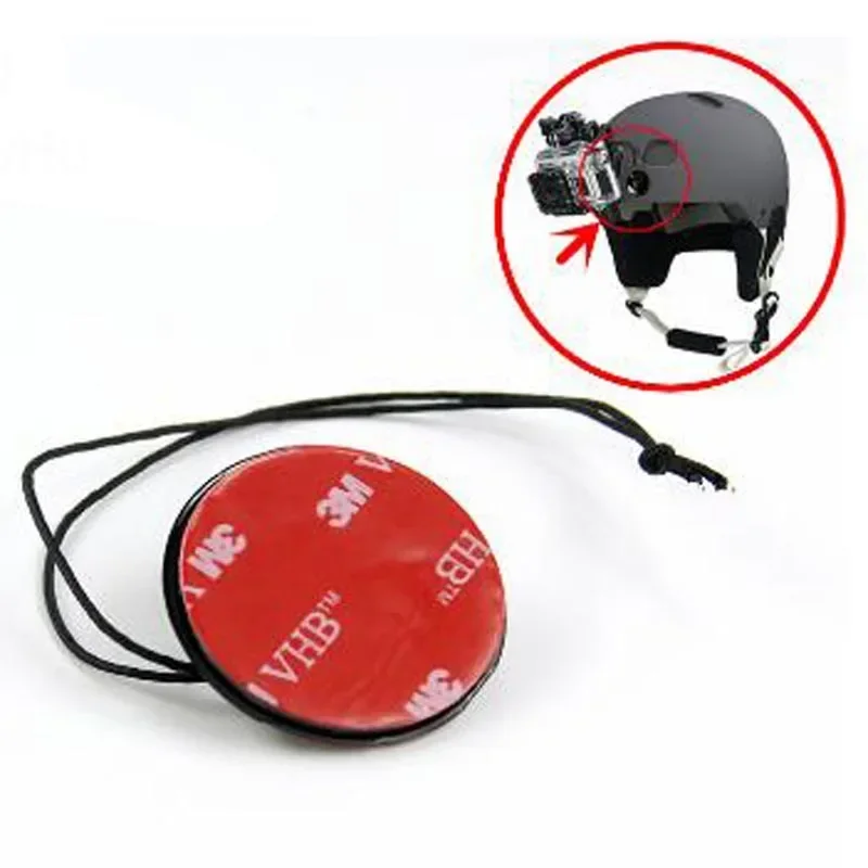 New Arrival 10Pcs/lot Safety Insurance Tether Straps With Sticker Mounting 3 M For Hero 8 7 6 5 4 3+ Yi GP21 Caccessories